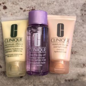 Clinique face products 3 for $15
